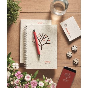 A5 seed paper cover notebook (unknown)