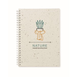 A5 seed paper cover notebook (unknown)