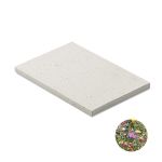 A5 seed paper cover notebook, White (MO2082-06)