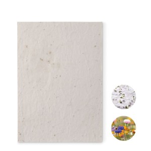 A5 wildflower seed paper sheet (unknown)
