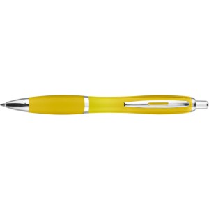 ABS ballpen Newport, yellow (Plastic pen)