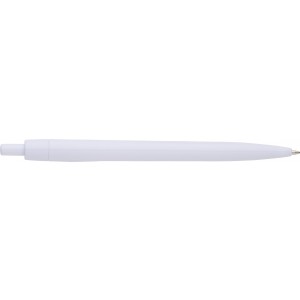 ABS ballpen Trey, white (Plastic pen)