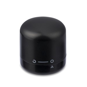 ABS bottle stopper Jareth, black (Plastic kitchen equipments)