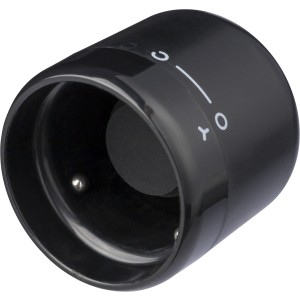 ABS bottle stopper Jareth, black (Plastic kitchen equipments)