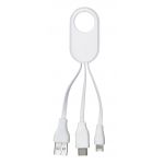 ABS cable set Pilar, white (8450-02)