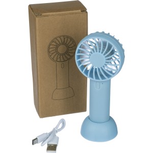 ABS electric hand fan Oren, light blue (Fan)