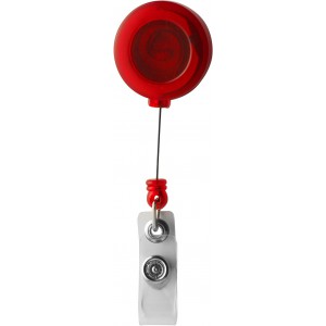 ABS pass holder Eric, red (Lanyard, armband, badge holder)