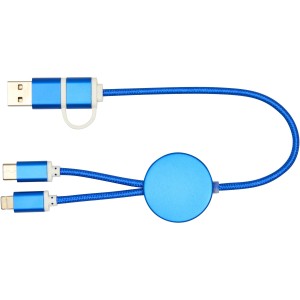 Alasia 5-in-1 recycled aluminium and plastic 30 cm data sync (Eletronics cables, adapters)