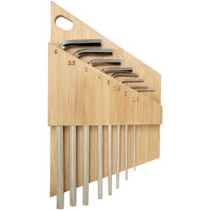 Allen bamboo hex key tool set, Natural (Tools)