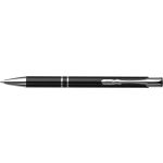 Aluminium ballpen Albacete, black (3444-01CD)