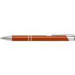 Aluminium ballpen Delia, orange (7061-07CD)