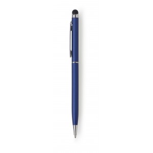 Aluminium ballpen Irina, blue (Metallic pen)