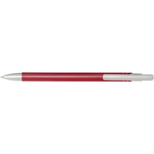 Aluminium ballpen Lara, red (Plastic pen)