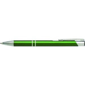 Aluminium ballpen Delia, green