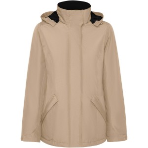 America women's padded parka jacket, Dark Sand
