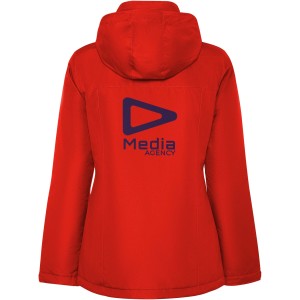 America women's padded parka jacket, Red (Jackets)