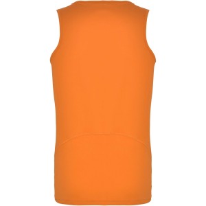 Andre kids sports vest, Fluor Orange (T-shirt, mixed fiber, synthetic)