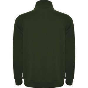 Aneto quarter zip sweater, Bottle green (Pullovers)
