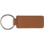 Apple leather and PU keychain Sabrina, brown