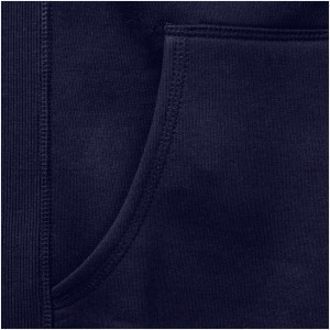 Arora hooded full zip sweater, Navy (Pullovers)
