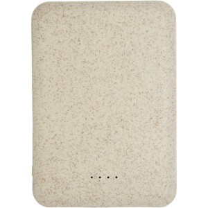 Asama 5000 mAh wheat straw power bank, Beige (Powerbanks)