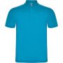 Austral short sleeve unisex polo, Turquois