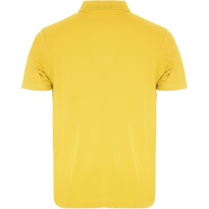 Austral short sleeve unisex polo, Yellow (Polo shirt, 90-100% cotton)