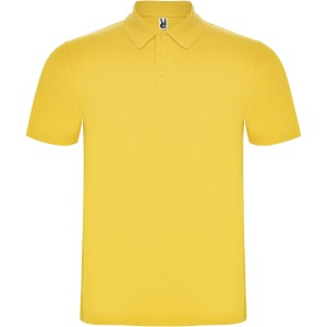 Austral short sleeve unisex polo, Yellow (Polo shirt, 90-100% cotton)