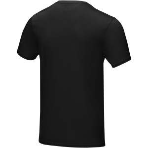 Azurite short sleeve men's  organic t-shirt, Solid black (T-shirt, 90-100% cotton)