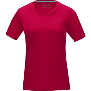Azurite short sleeve women's  organic t-shirt, Red (T-shirt, 90-100% cotton)