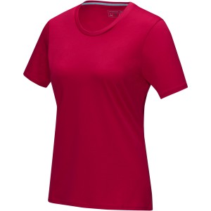 Azurite short sleeve women's  organic t-shirt, Red (T-shirt, 90-100% cotton)