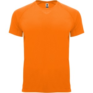 Bahrain short sleeve men's sports t-shirt, Fluor Orange (T-shirt, mixed fiber, synthetic)
