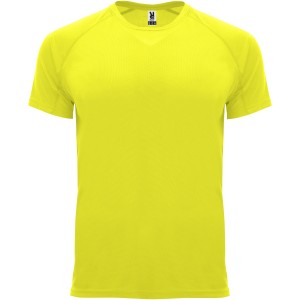 Bahrain short sleeve men's sports t-shirt, Fluor Yellow (T-shirt, mixed fiber, synthetic)