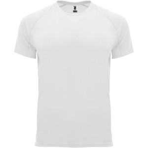 Bahrain short sleeve men's sports t-shirt, White (T-shirt, mixed fiber, synthetic)