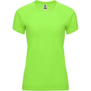 Bahrain short sleeve women's sports t-shirt, Fluor Green (T-shirt, mixed fiber, synthetic)