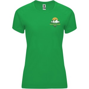 Bahrain short sleeve women's sports t-shirt, Green Fern (T-shirt, mixed fiber, synthetic)