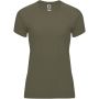 Bahrain short sleeve women's sports t-shirt, Militar Green