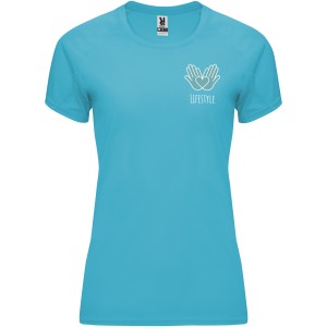 Bahrain short sleeve women's sports t-shirt, Turquois (T-shirt, mixed fiber, synthetic)
