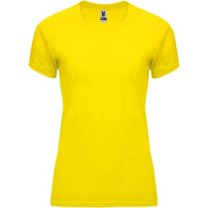 Bahrain short sleeve women's sports t-shirt, Yellow (T-shirt, mixed fiber, synthetic)