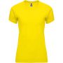 Bahrain short sleeve women's sports t-shirt, Yellow