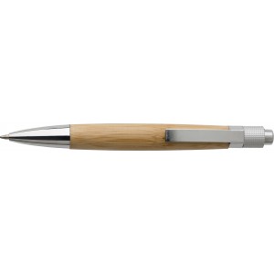 Bamboo ballpen Arabella, brown (Wooden, bamboo, carton pen)