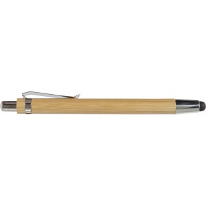 Bamboo ballpen Jerome, brown (Wooden, bamboo, carton pen)