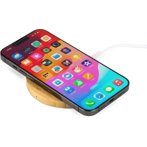 Bamboo charger Fernando, brown (Powerbanks)