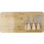 Bamboo cheese board Regina, brown