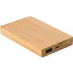 Bamboo power bank Ruby, brown (9147-11)