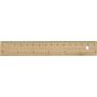 Bamboo ruler Greta, brown