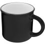 Bari 240 ml ceramic mug, Solid black