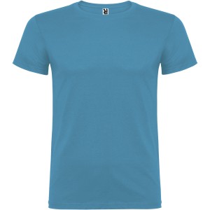 Beagle short sleeve men's t-shirt, Deep blue (T-shirt, 90-100% cotton)