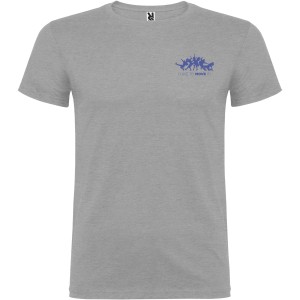 Beagle short sleeve men's t-shirt, Marl Grey (T-shirt, 90-100% cotton)