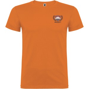 Beagle short sleeve men's t-shirt, Orange (T-shirt, 90-100% cotton)